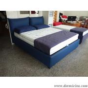 panoramica del letto con materasso 